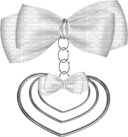 Kaz_Creations Deco Ribbons Bows Heart Love Hanging Dangly Things  Colours - Free PNG