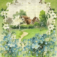 soave background animated spring easter vintage - Free animated GIF