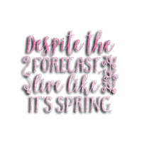 kikkapink spring quote text png pink pastel - фрее пнг