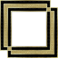 black gold frame - ücretsiz png