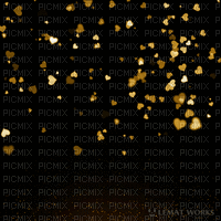 magic golden hearts - 無料のアニメーション GIF