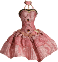 cecily-robe soiree rose-1 - bezmaksas png
