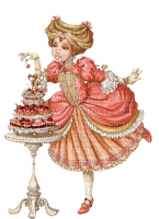 woman cupcakes pink - png gratuito