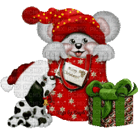 Christmas-NOEL_cadeaux-__Tube-animation-__Blue DREAM 70 - 無料のアニメーション GIF