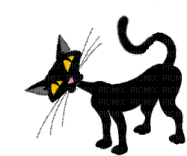 Halloween Katze - Gratis animerad GIF