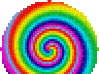 rainbow swirl - GIF animé gratuit