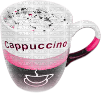 soave deco cup coffee cappuccino black white - 免费PNG