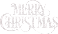 Merry Christmas.Text.White.Victoriabea - Free PNG