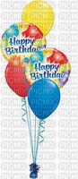 multicolore image ink color happy birthday balloons corner edited by me - PNG gratuit