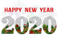Kaz_Creations 2020-Happy-New-Year-Logo-Text - kostenlos png