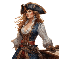 girl, frau, woman, femme, piraten, pirat - zdarma png