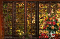 syksy, autumn, ikkuna, window - Gratis animerad GIF