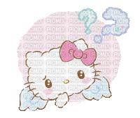 Cute mignon kawaii hello kitty ange angel gif ? - 免费动画 GIF