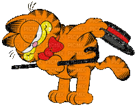 MMarcia gif Garfield - Nemokamas animacinis gif