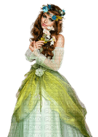 woman spring autumn elf - Free PNG