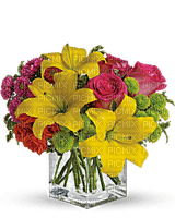 Kaz_Creations  Deco Flowers Vase Colours - 無料png