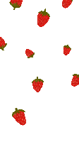 Strawberry Rain - Nemokamas animacinis gif
