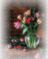 Glitter,flower,vase - Nemokamas animacinis gif