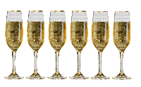 Champagne Glasses - Bogusia - Kostenlose animierte GIFs