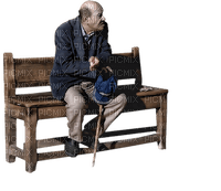 Kaz_Creations Man Homme Old Bench Seat - PNG gratuit
