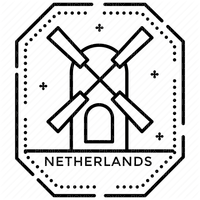 Netherlands Stamp - Bogusia - gratis png