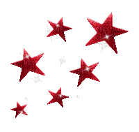Sterne, Rot, Stars, red - Animovaný GIF zadarmo