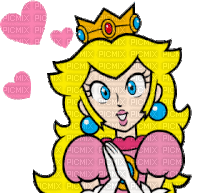 princess peach - Бесплатный анимированный гифка