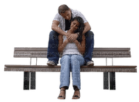 patymirabelle couple assis - 免费PNG