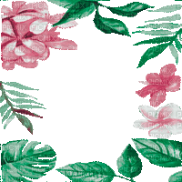 Y.A.M._Summer flowers frame - Ilmainen animoitu GIF