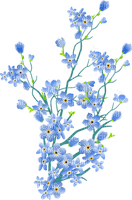 Kaz_Creations Deco Flowers Flower Blue - bezmaksas png
