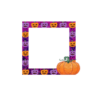 pumpkin frame - PNG gratuit