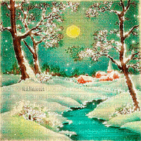 Y.A.M._Winter Landscape - Darmowy animowany GIF