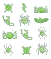 glow in the dark bugs by whizpurr - gratis png