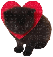 heart cat - png grátis
