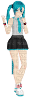vocaloid anime girl miku hatsune - kostenlos png