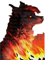 flame dog - PNG gratuit