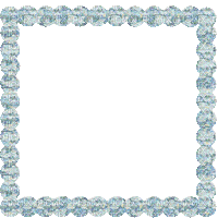 ice pearls frame - GIF animé gratuit