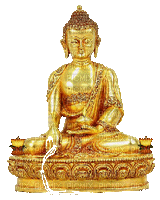 buddha gold gif zen