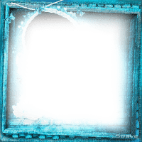 soave frame vintage paper blue turquoise - ücretsiz png