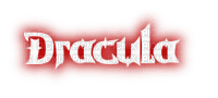 Y.A.M._Gothic Vampires Dracula text red - PNG gratuit