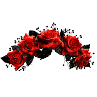 Gothic.Roses.Black.Red - бесплатно png