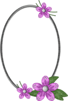 Kaz_Creations Deco Oval Flowers Frames Frame   Colours - Free PNG