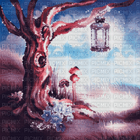 soave background animated fantasy spring tree - Darmowy animowany GIF