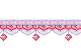 pixel lace hearts - Free animated GIF