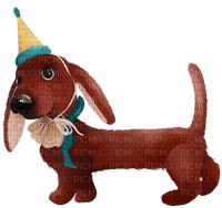 kikkapink deco scrap birthday dog - ilmainen png