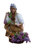 FEMME LILAS - Free PNG