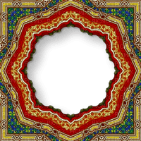 Islamic.Frame.Cadre.Round.Victoriabea - 免费PNG