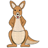 Kaz_Creations Cute Cartoon Kangaroo - zadarmo png