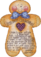Cute Gingerbread - GIF animé gratuit
