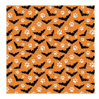 Paw background with halloween bat - nemokama png